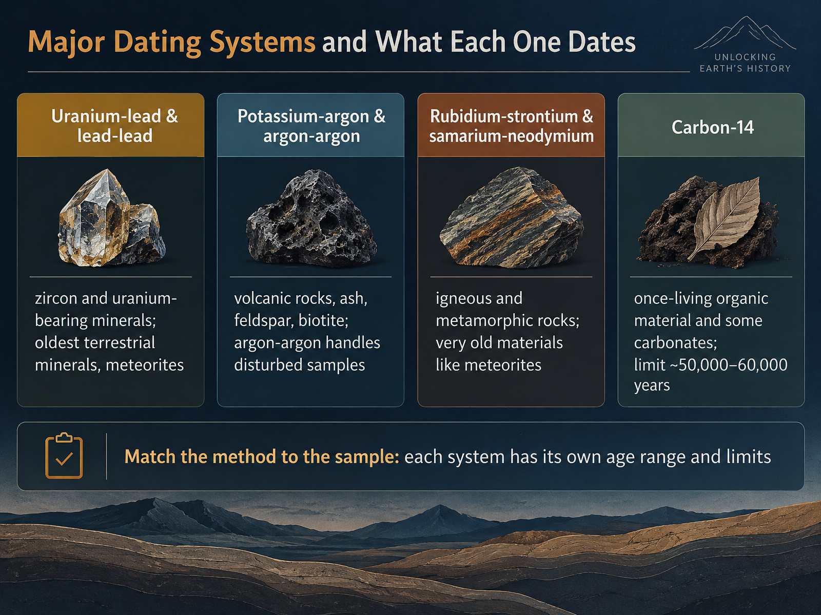 Major Dating Systems and What Each One Dates