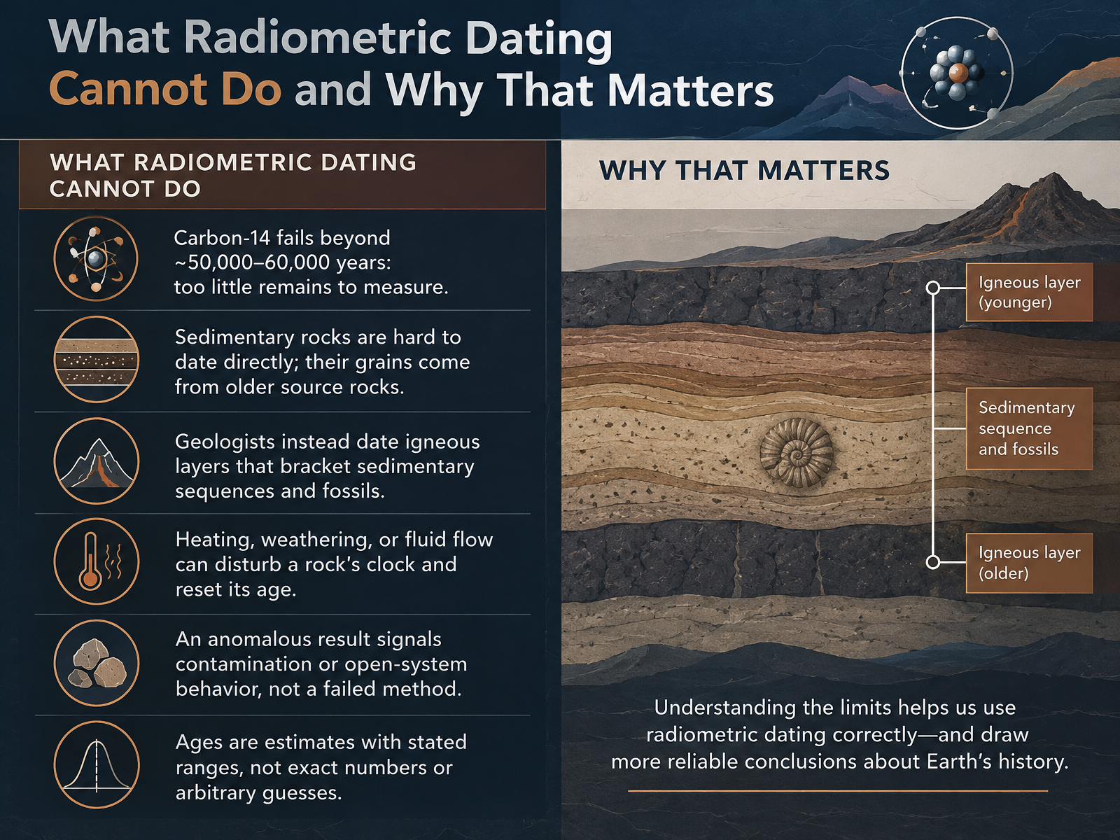 What Radiometric Dating Cannot Do and Why That Matters