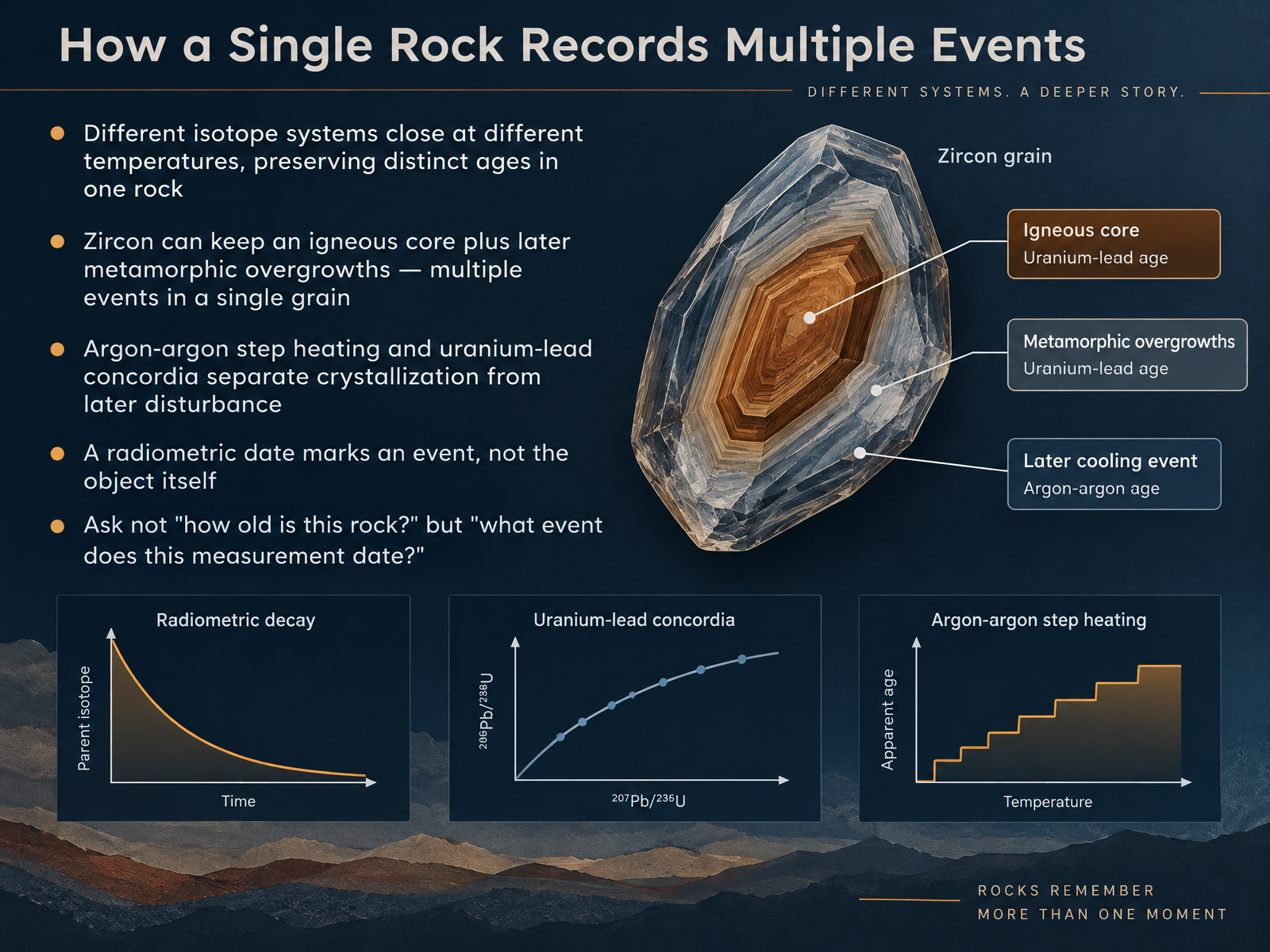 How a Single Rock Records Multiple Events