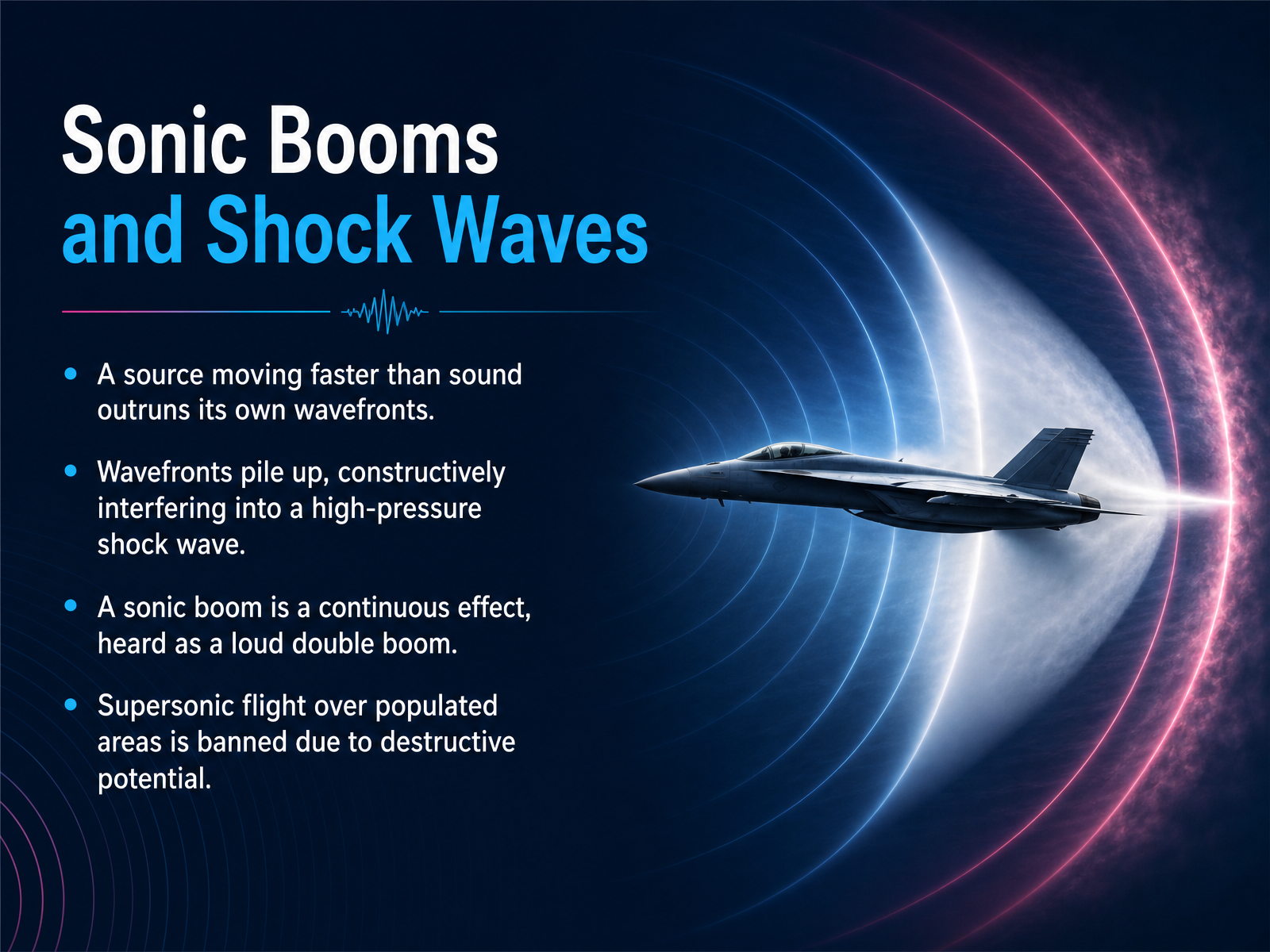 Sonic Booms and Shock Waves