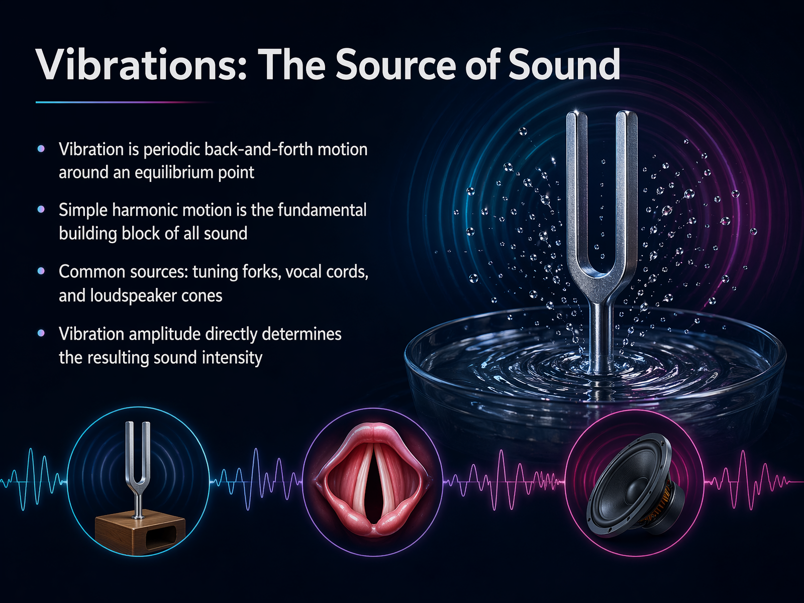Vibrations: The Source of Sound