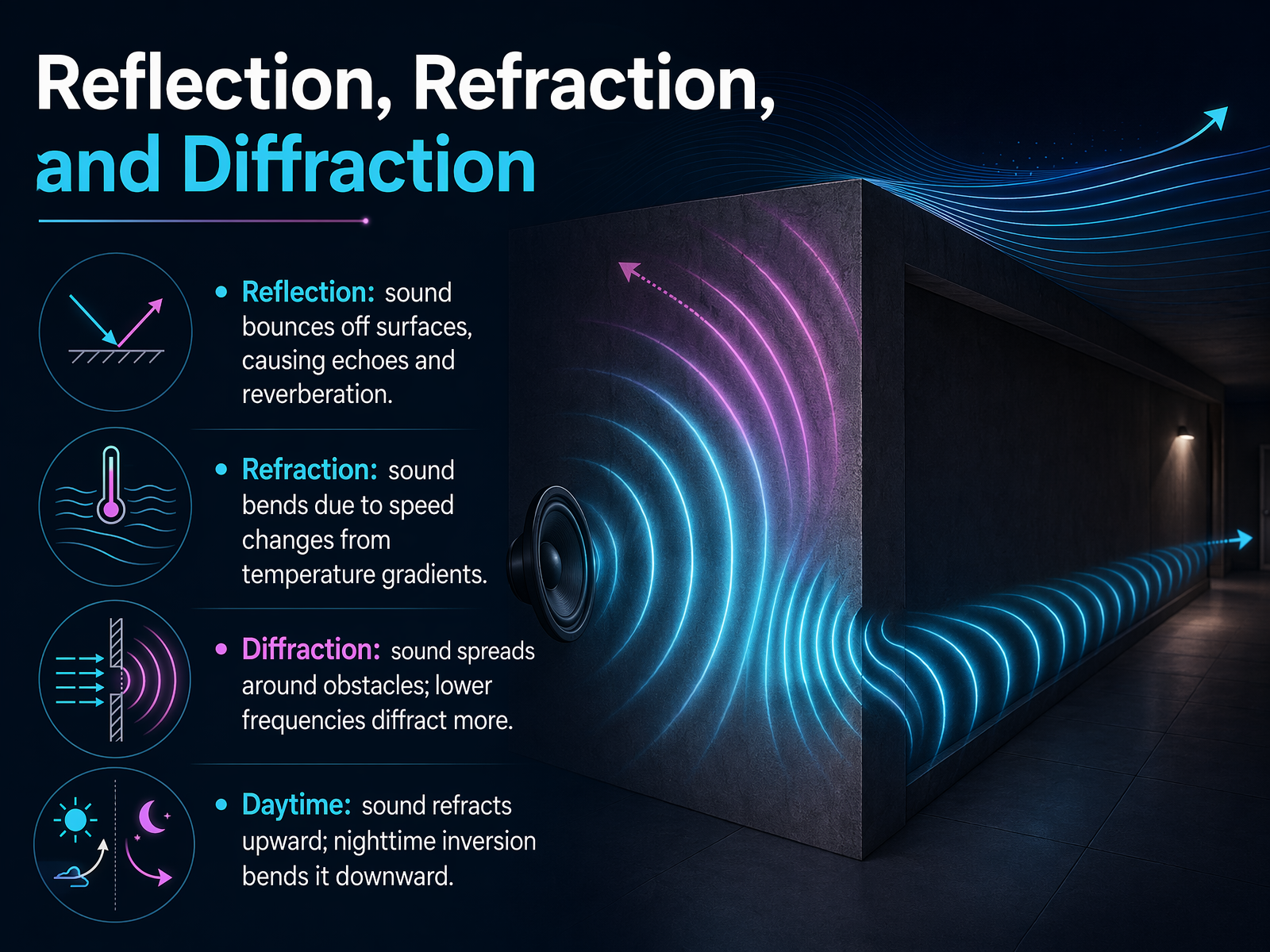 Reflection, Refraction, and Diffraction
