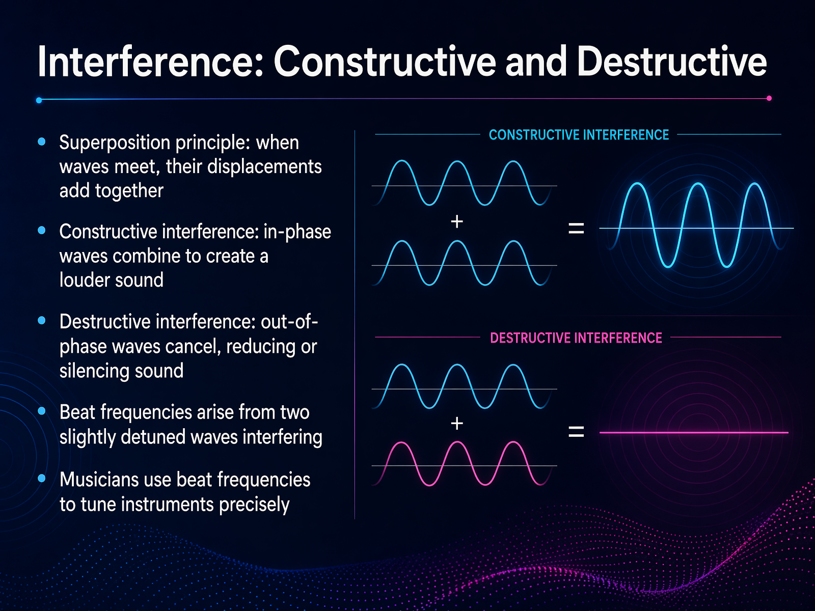 Interference: Constructive and Destructive