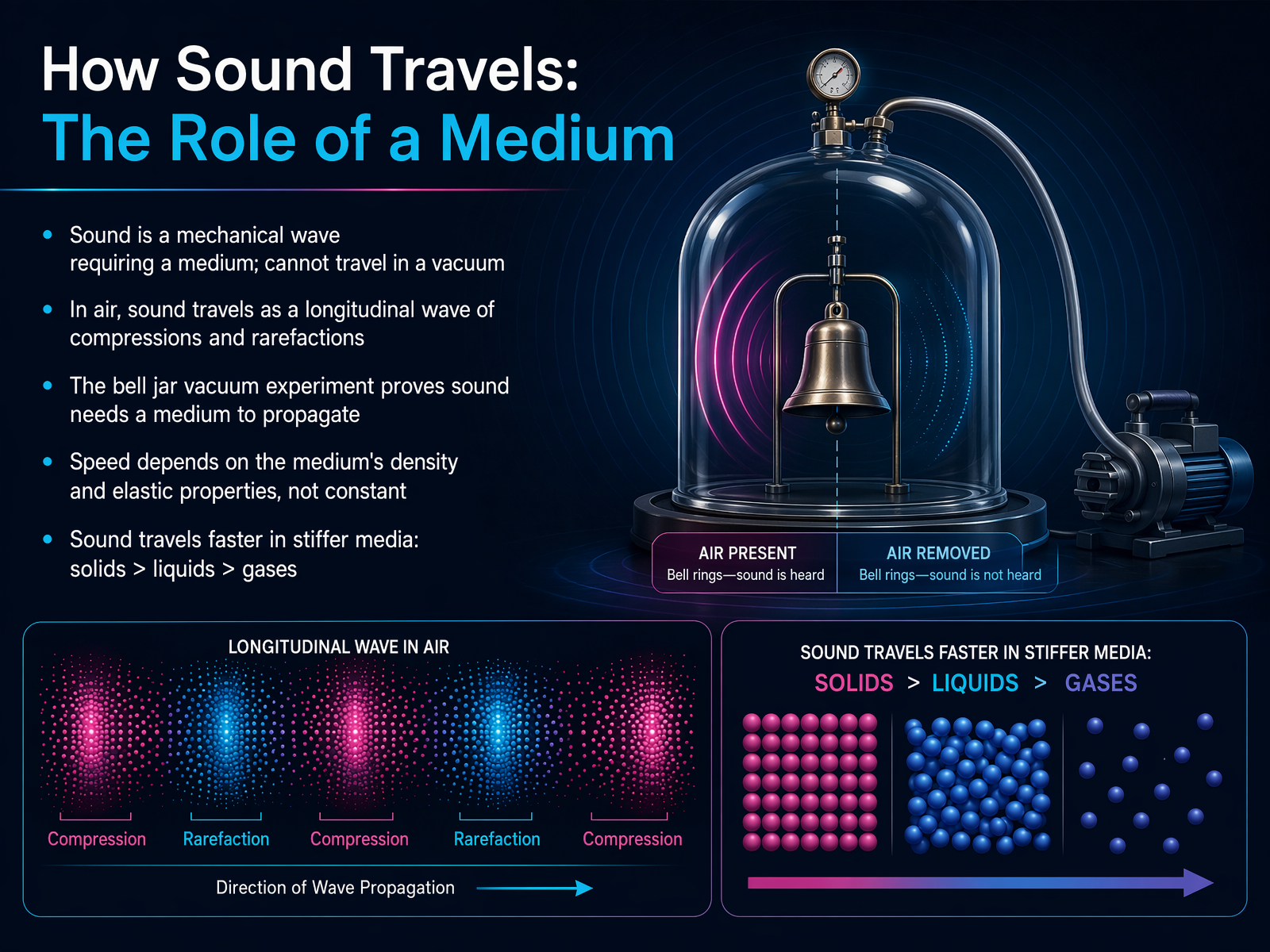How Sound Travels: The Role of a Medium