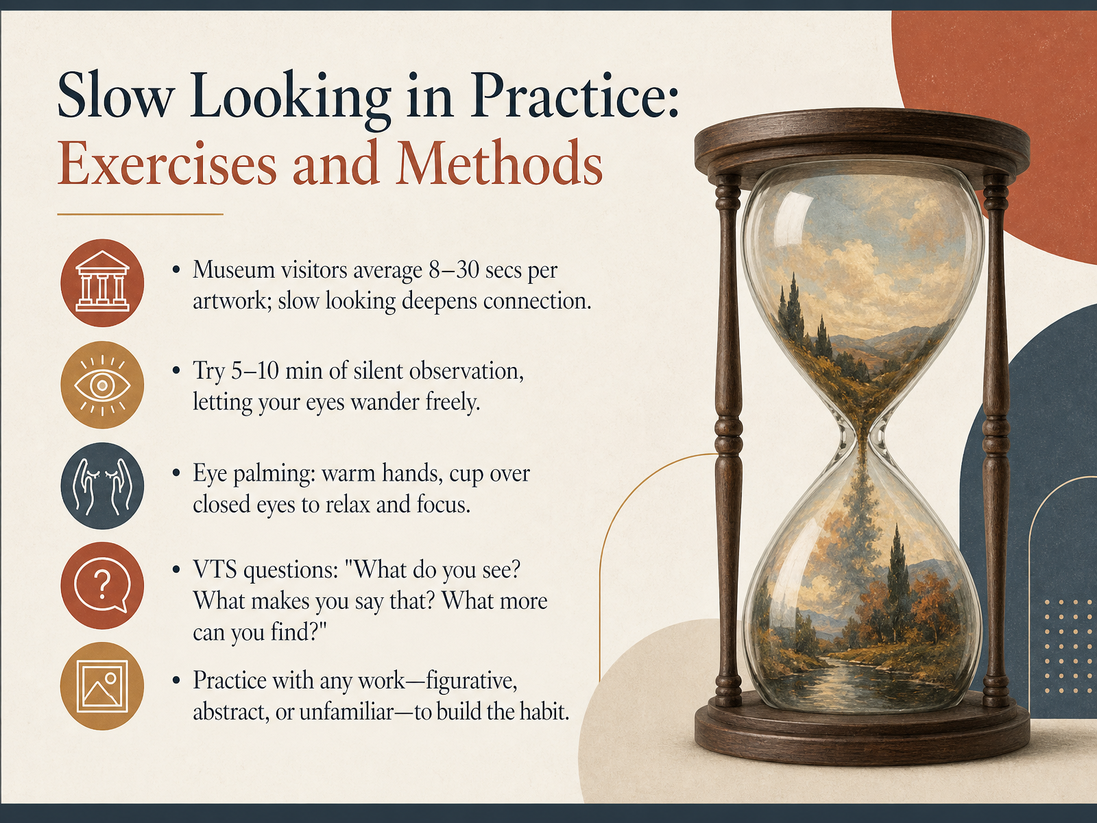 Slow Looking in Practice: Exercises and Methods