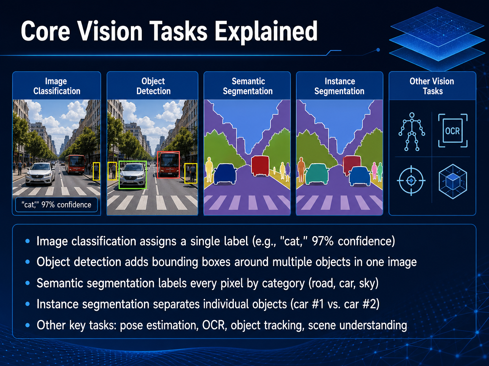 Core Vision Tasks Explained