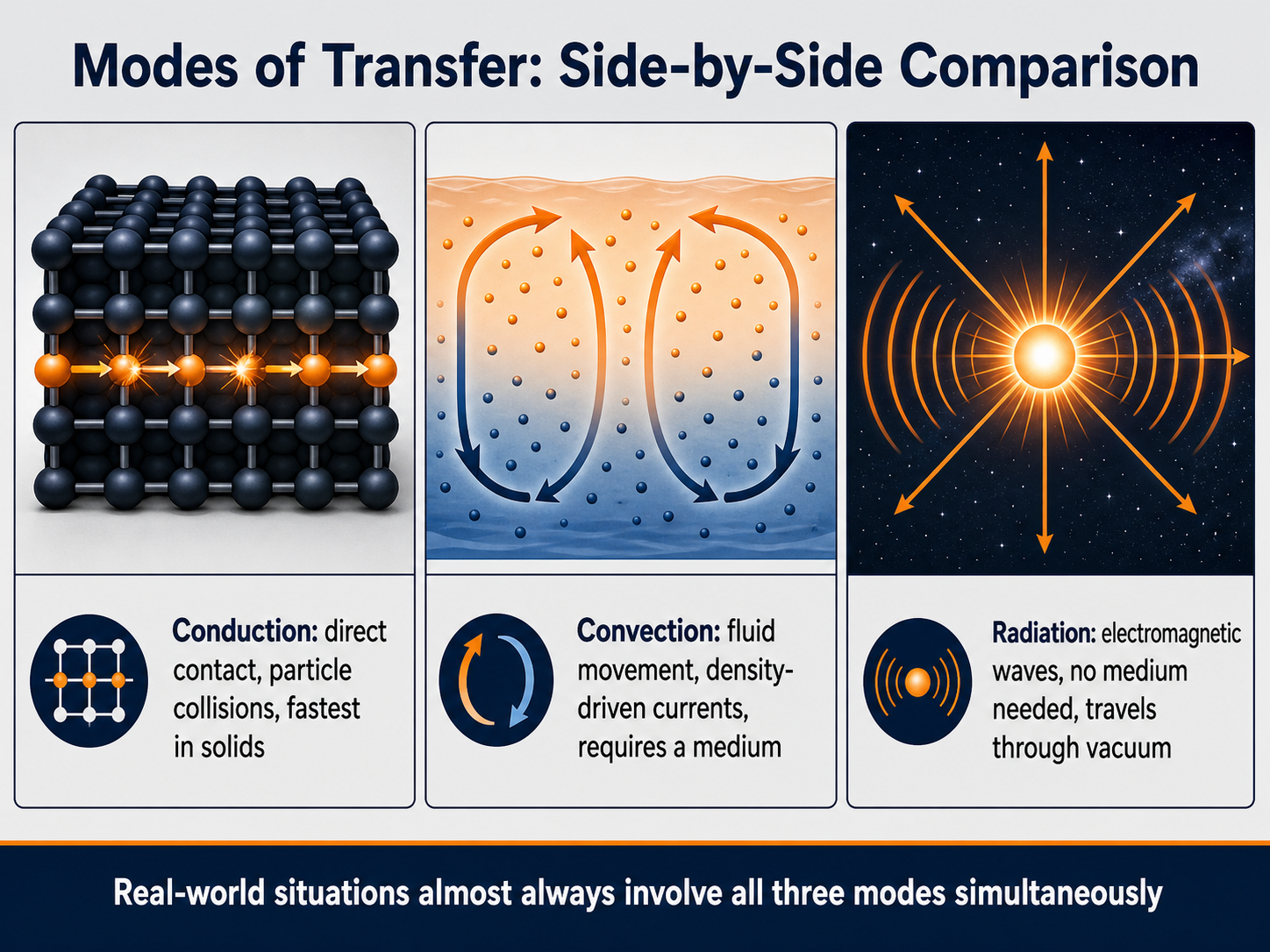 Modes of Transfer: Side-by-Side Comparison