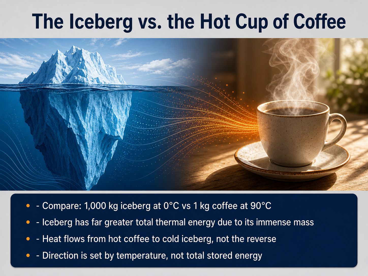 The Iceberg vs. the Hot Cup of Coffee