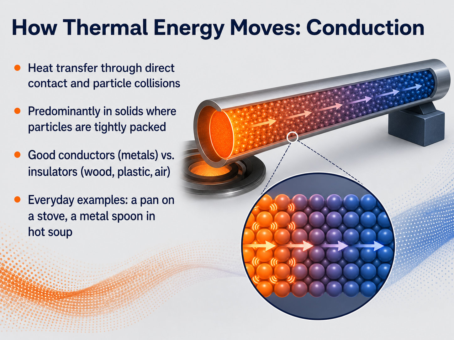 How Thermal Energy Moves: Conduction