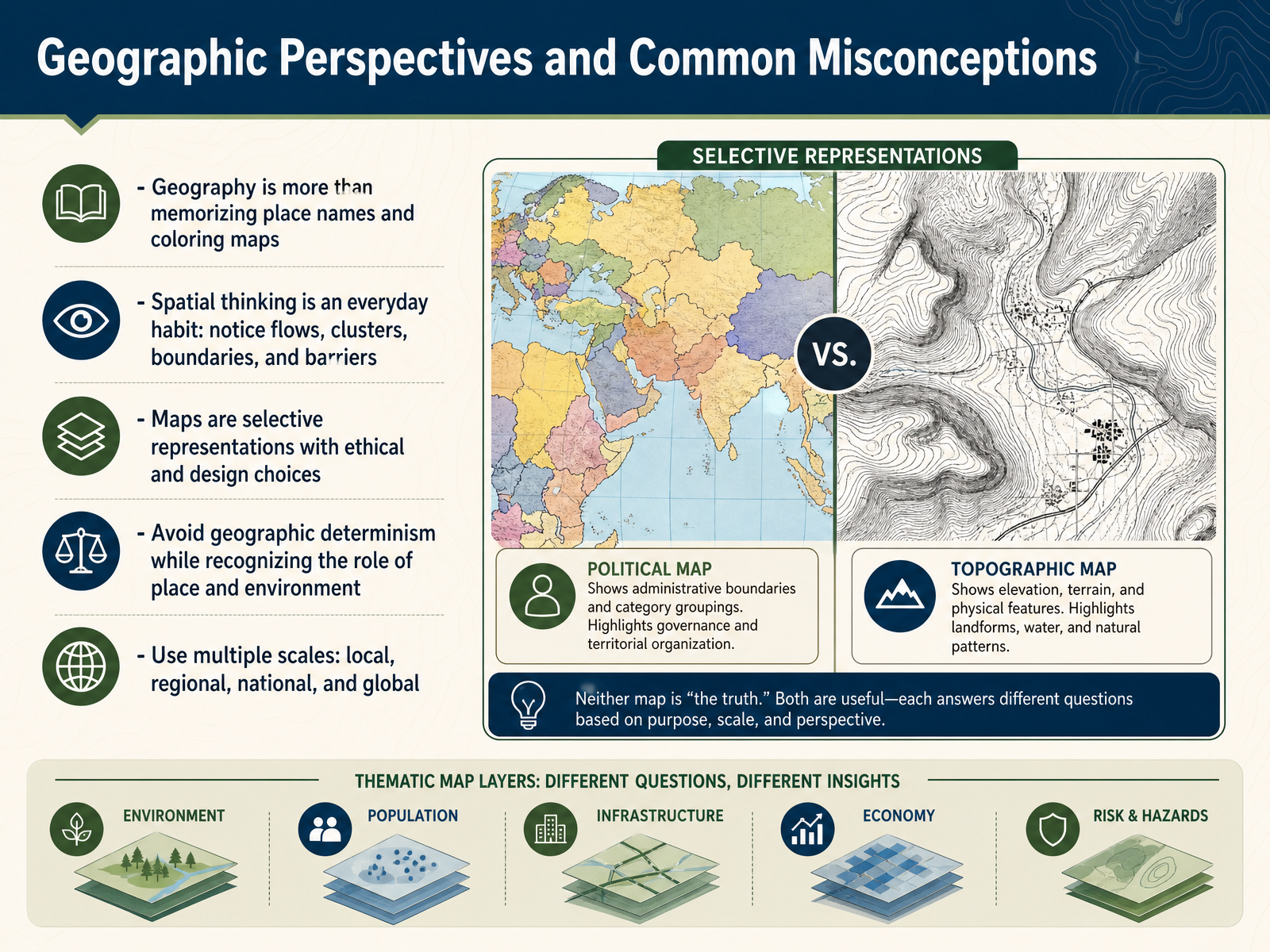 Geographic Perspectives and Common Misconceptions