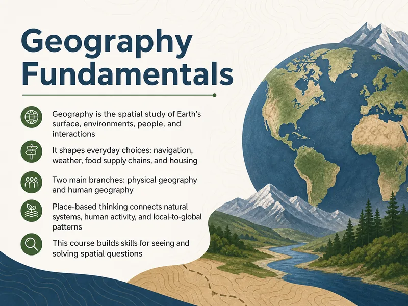Geography Fundamentals — digital-human course