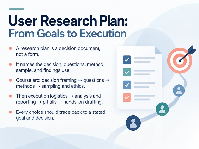 User Research Plan Essentials — digital-human course