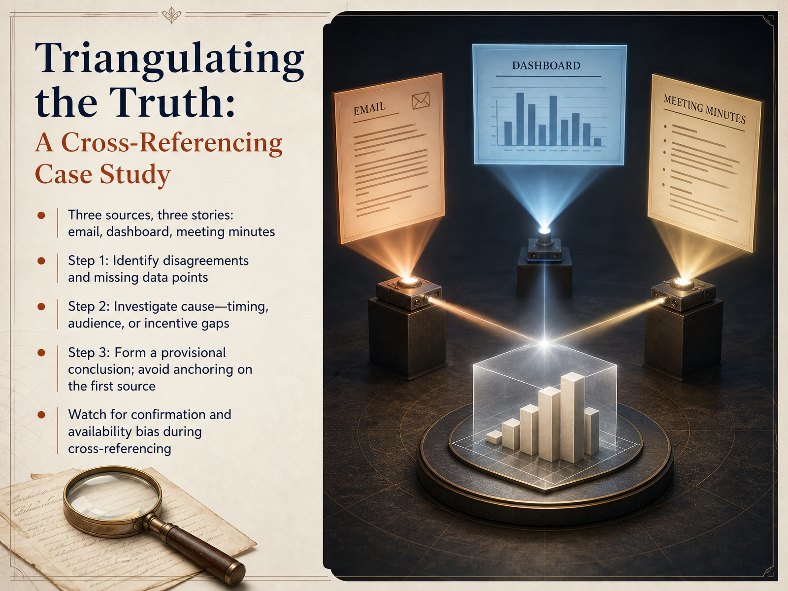 Triangulating the Truth: A Cross-Referencing Case Study