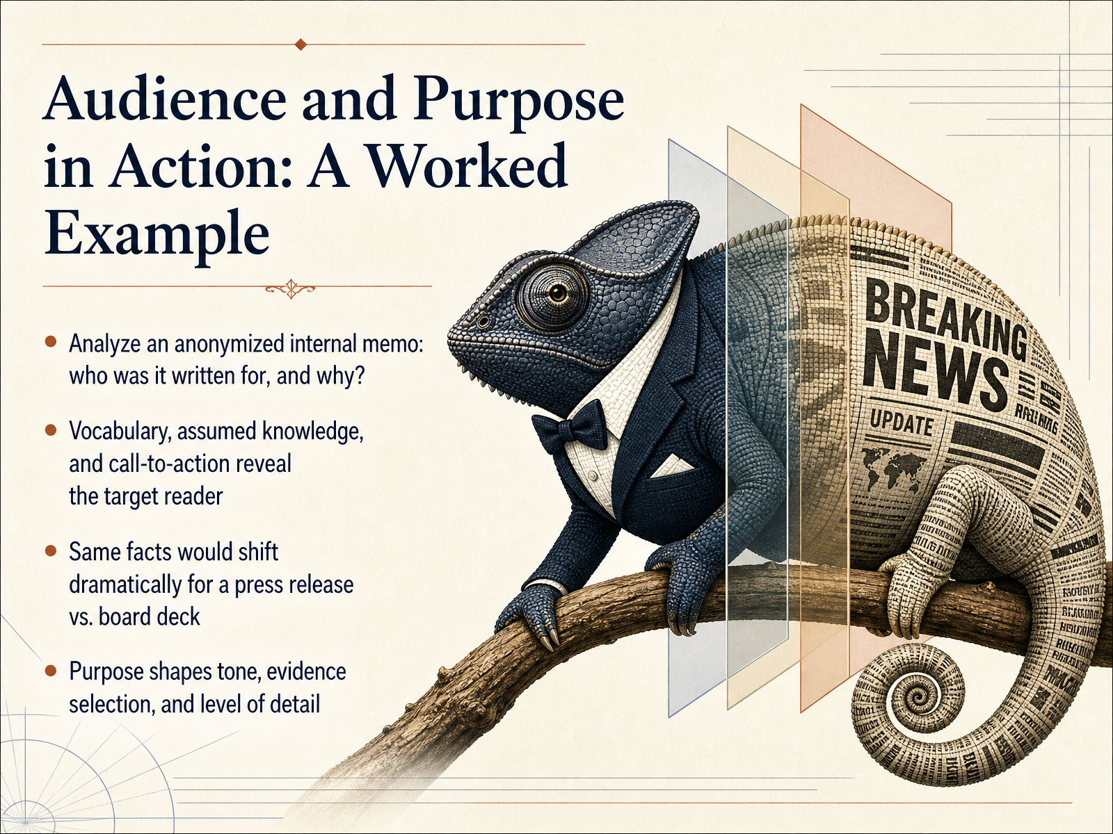 Audience and Purpose in Action: A Worked Example