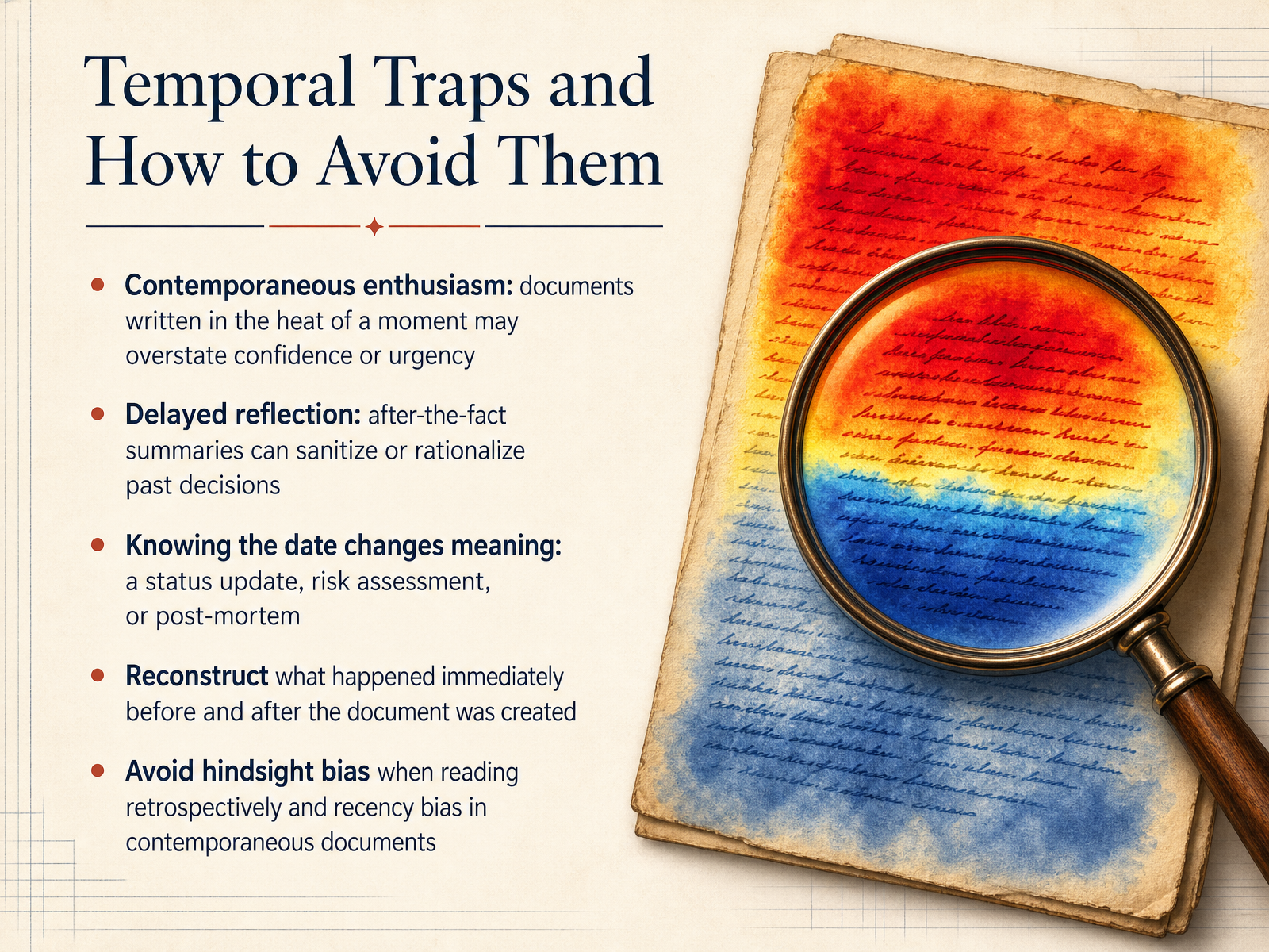 Temporal Traps and How to Avoid Them