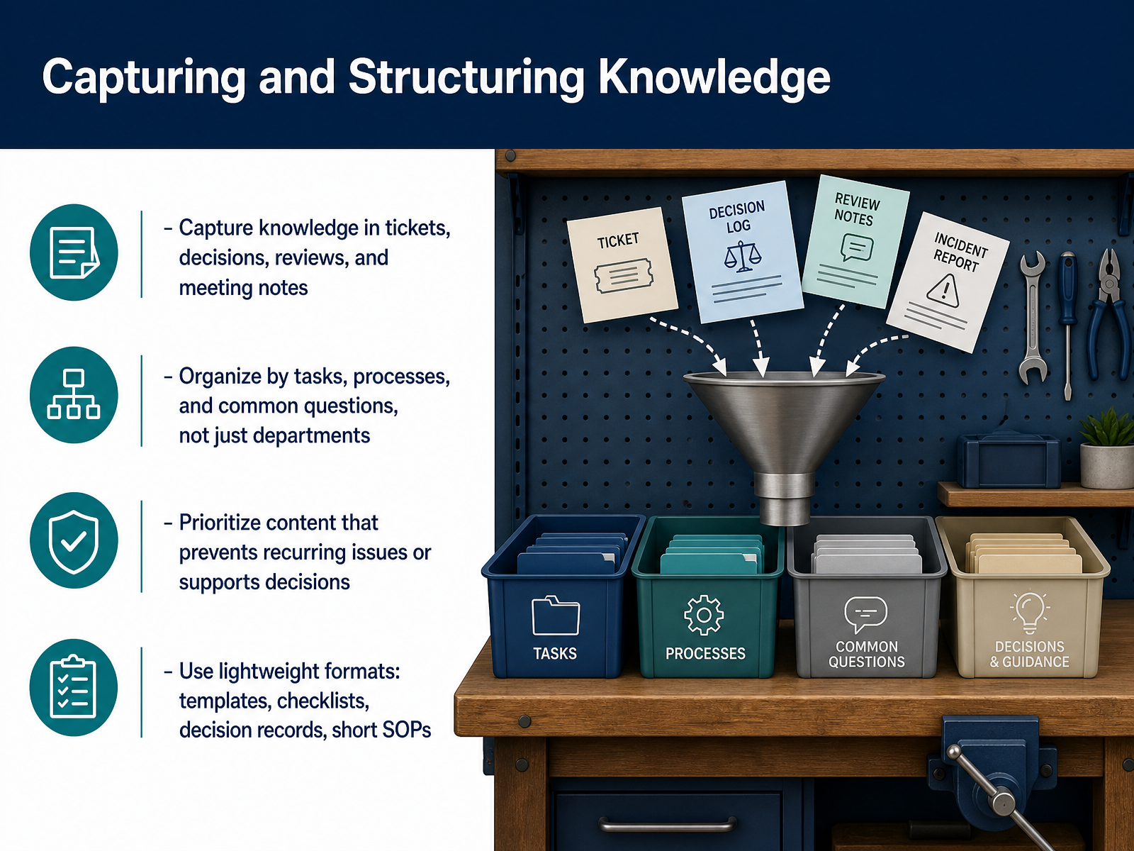Capturing and Structuring Knowledge