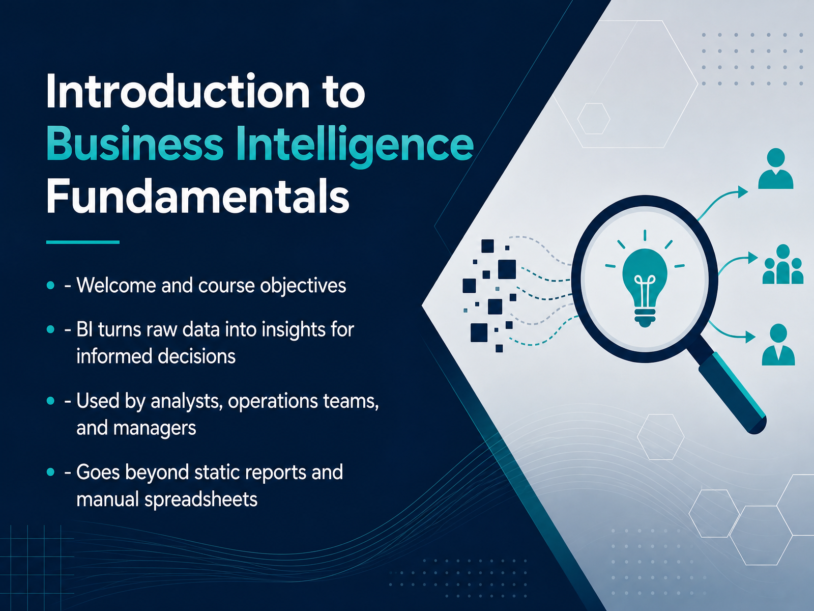 Business Intelligence Fundamentals