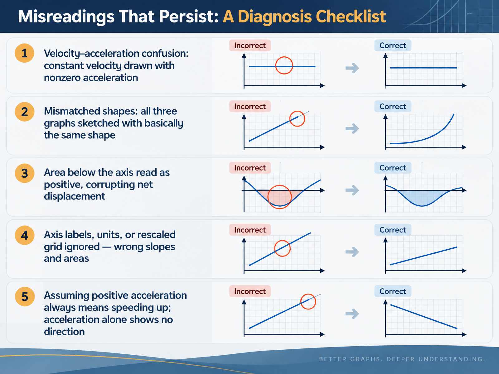 Misreadings That Persist: A Diagnosis Checklist