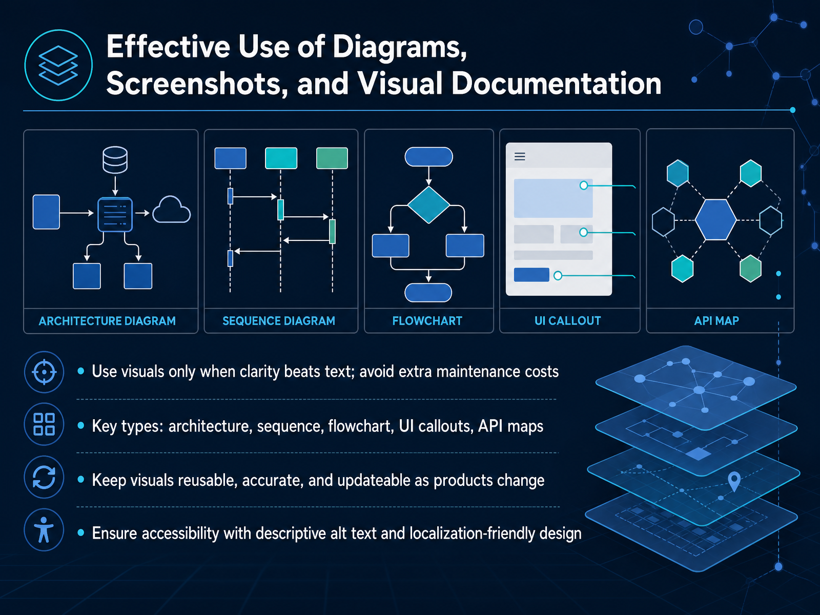 Effective Use of Diagrams, Screenshots, and Visual Documentation