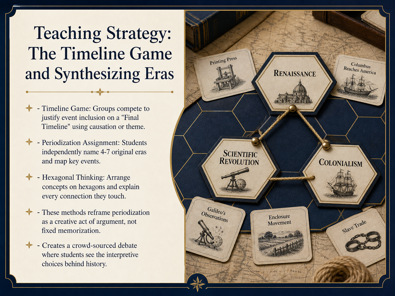 Teaching Strategy: The Timeline Game and Synthesizing Eras