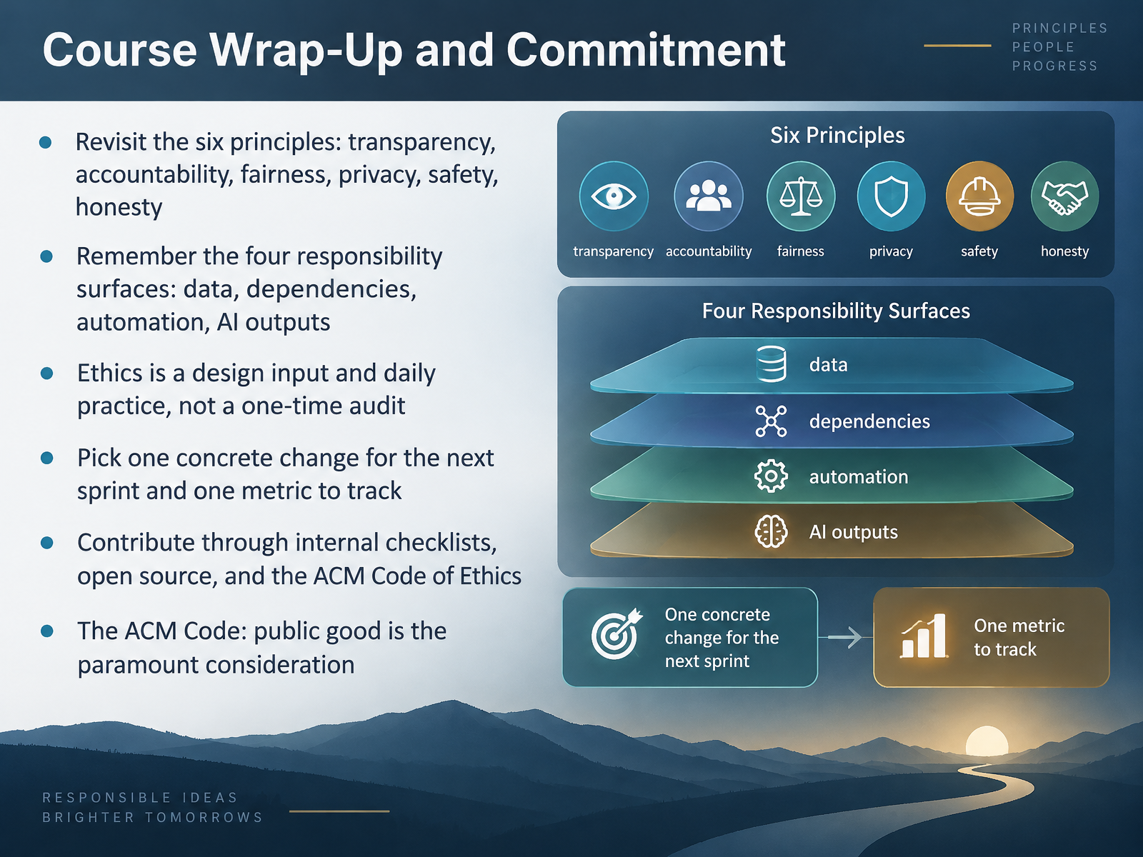 Course Wrap-Up and Commitment
