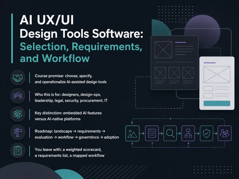 AI UX/UI Design Tools: Selection and Workflow — digital-human course