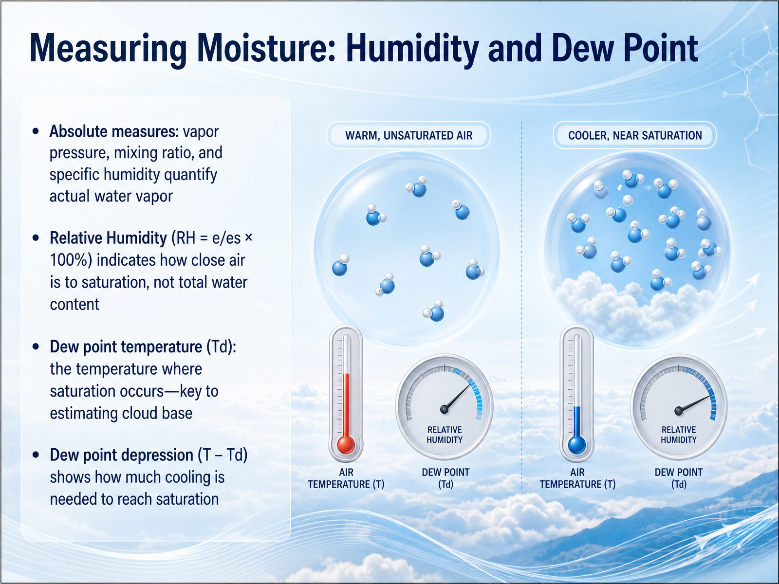 Measuring Moisture: Humidity and Dew Point