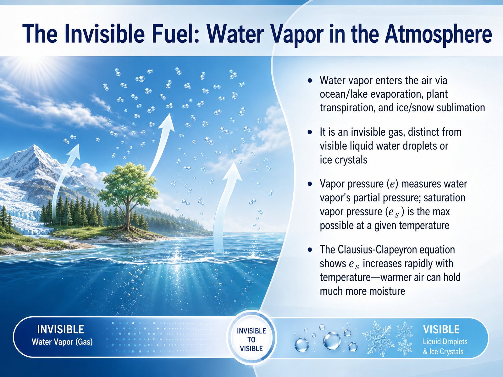 The Invisible Fuel: Water Vapor in the Atmosphere