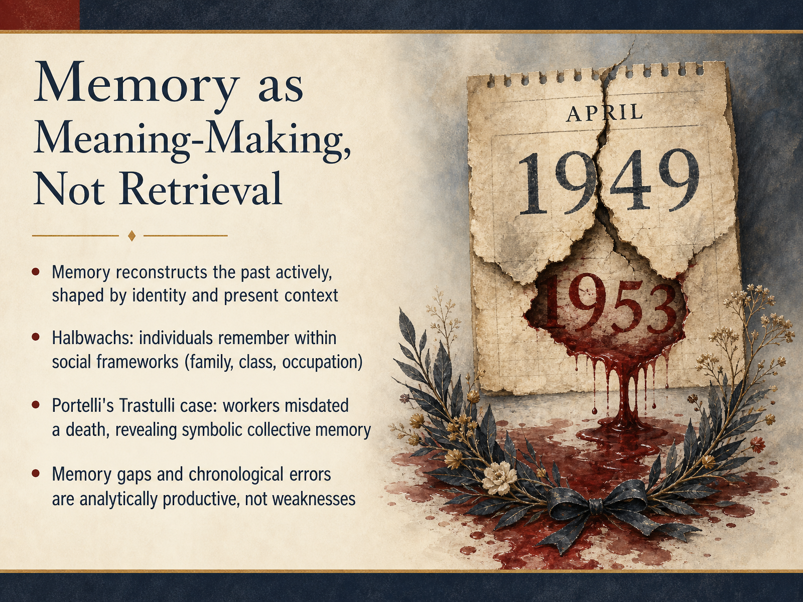 Memory as Meaning-Making, Not Retrieval