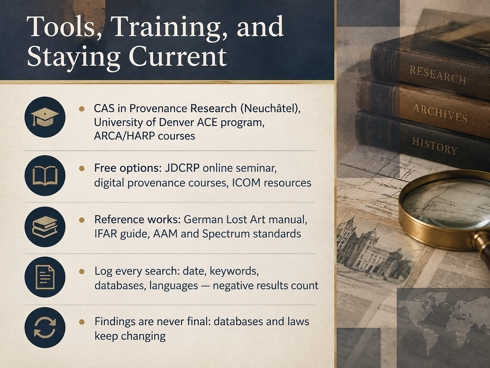 Tools, Training, and Staying Current