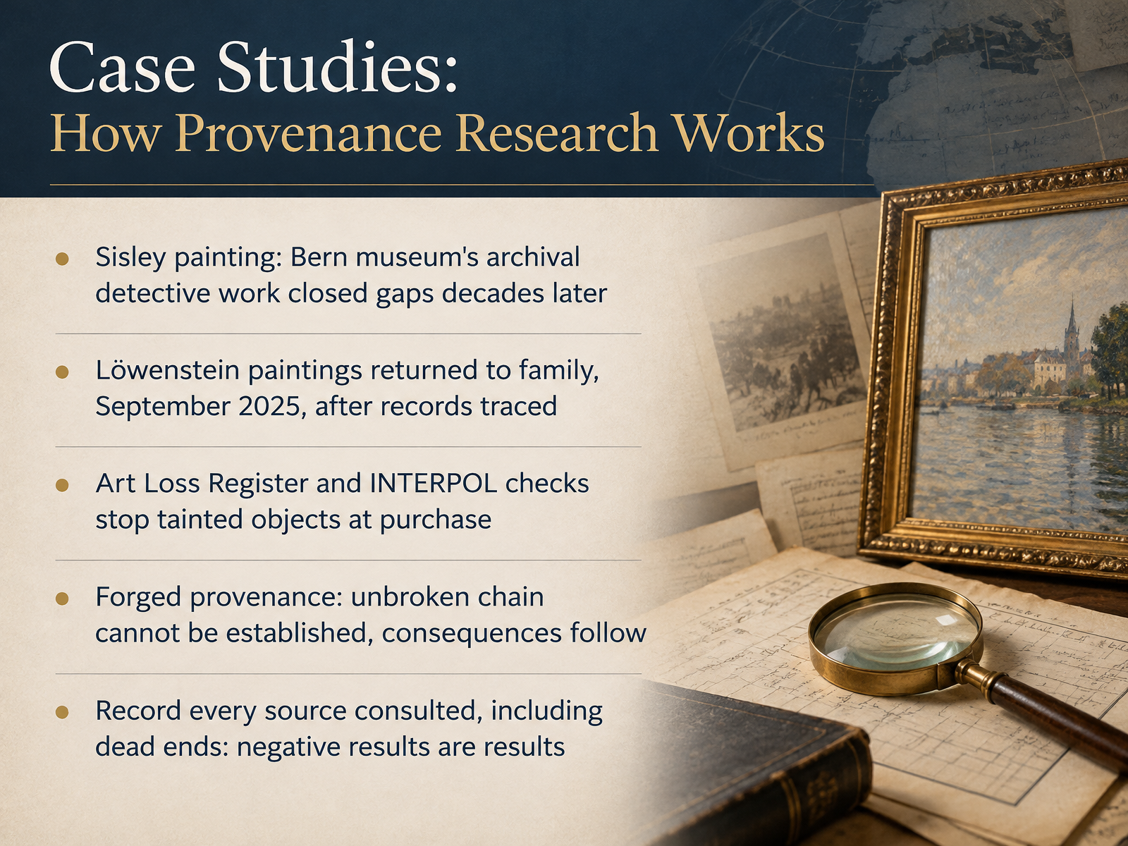 Case Studies: How Provenance Research Works