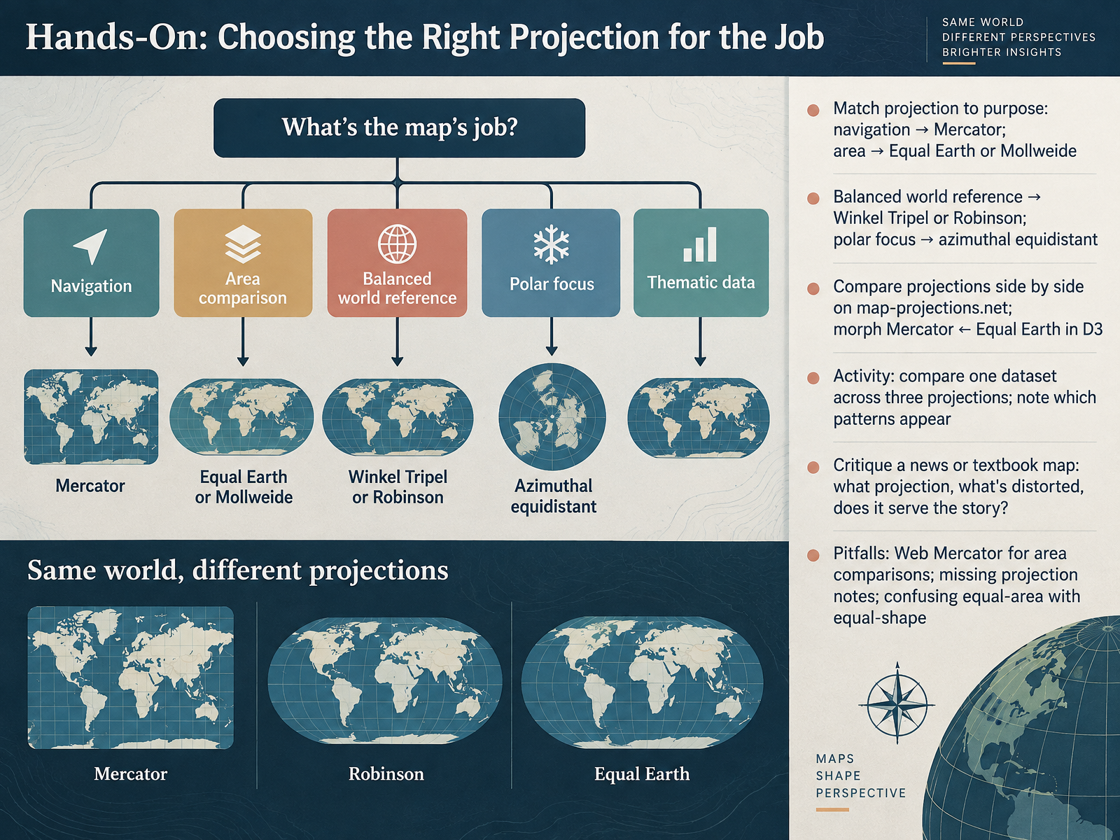 Hands-On: Choosing the Right Projection for the Job