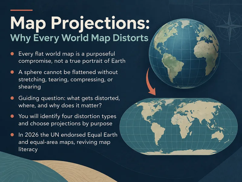 Map Projections and World Map Distortion — digital-human course