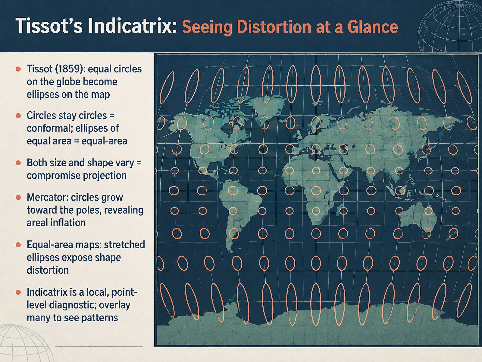 Tissot's Indicatrix: Seeing Distortion at a Glance