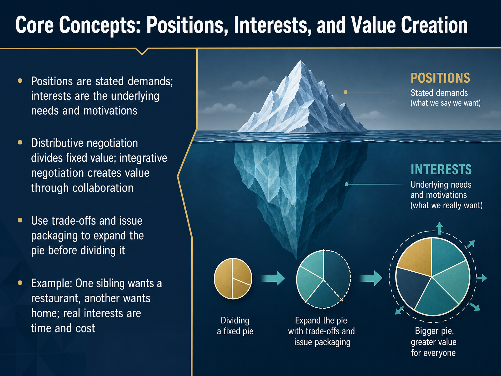 Core Concepts: Positions, Interests, and Value Creation