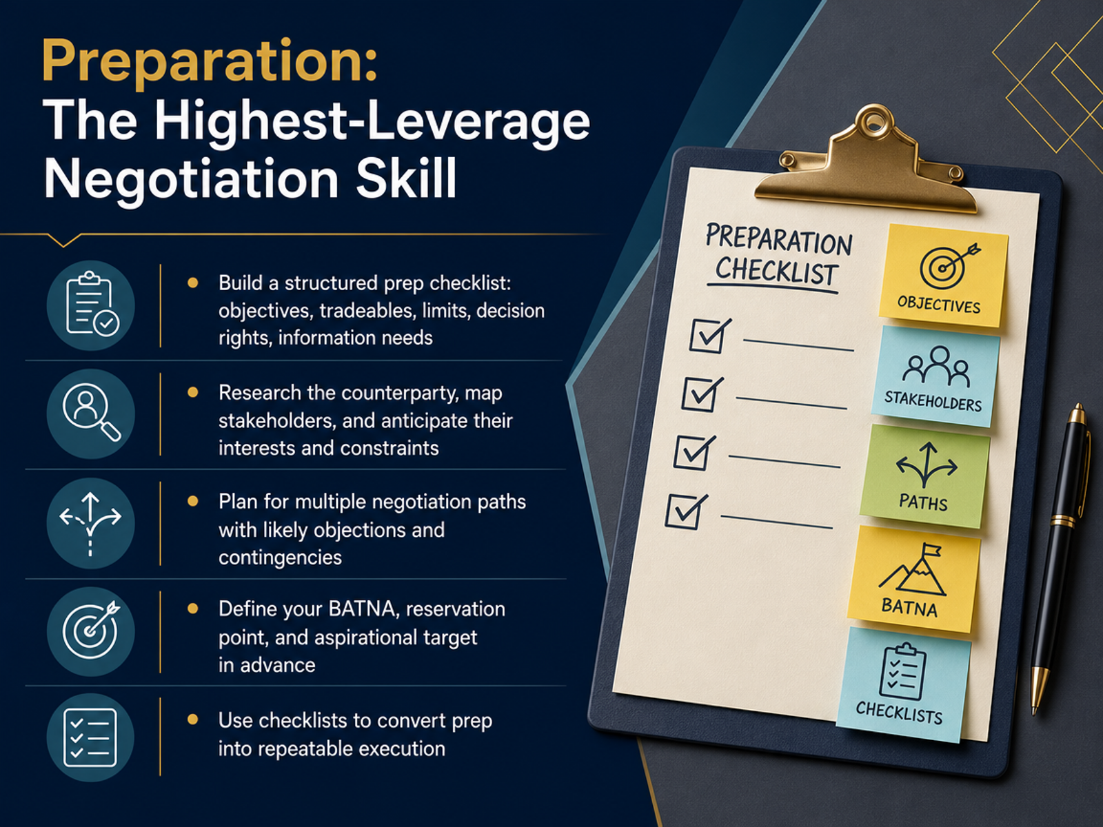 Preparation: The Highest-Leverage Negotiation Skill