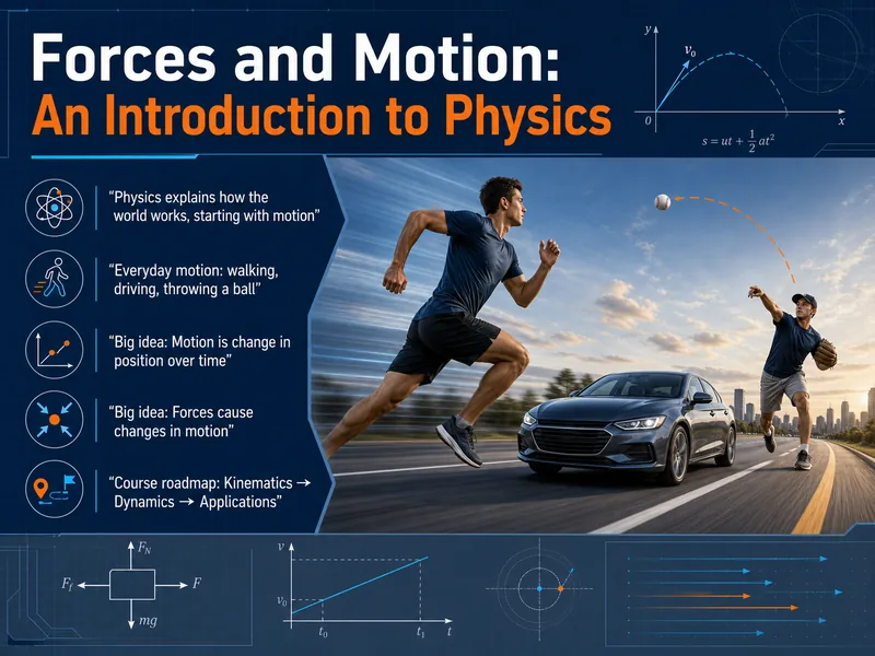 Forces and Motion Physics — digital-human course