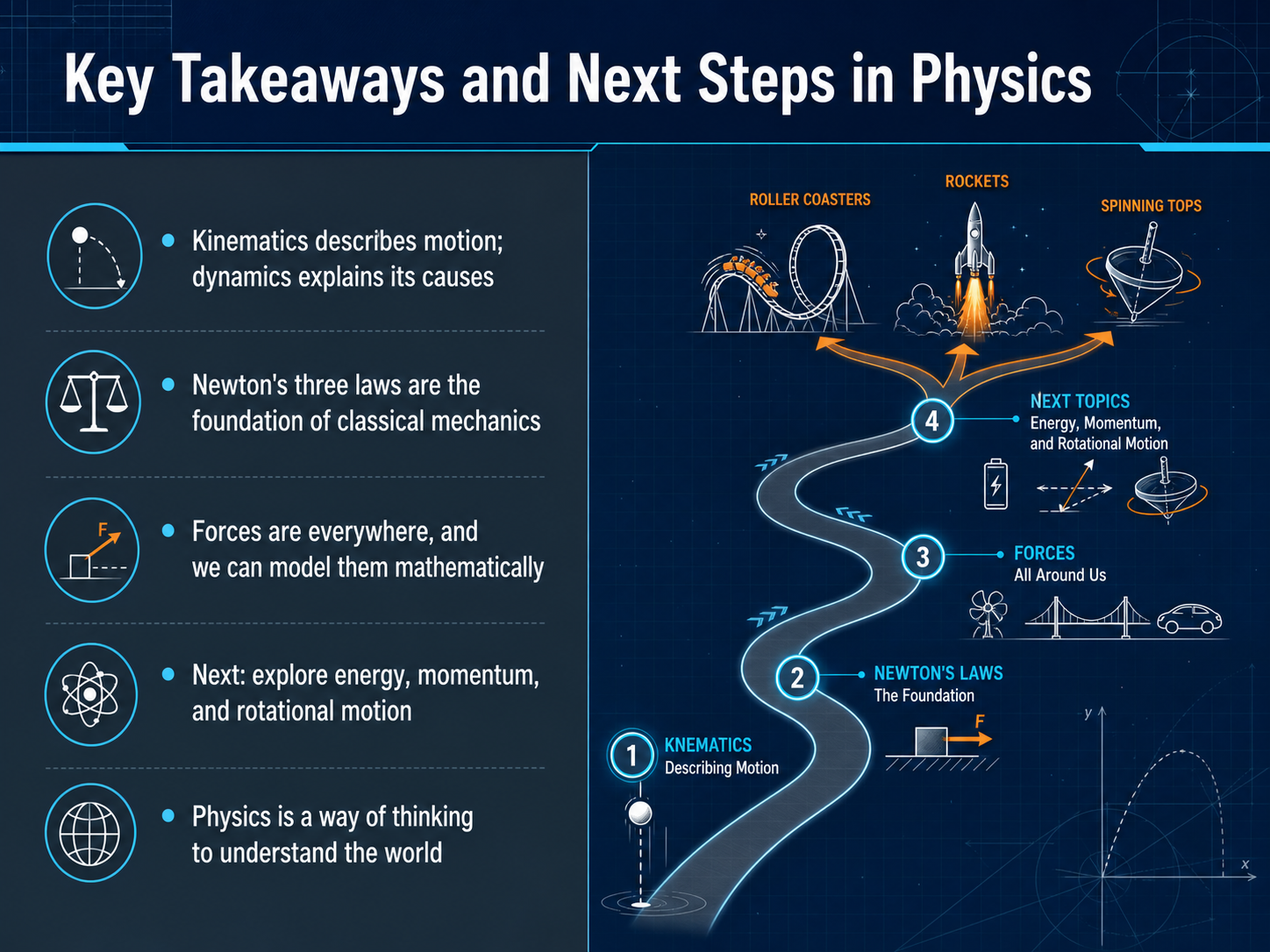 Key Takeaways and Next Steps in Physics