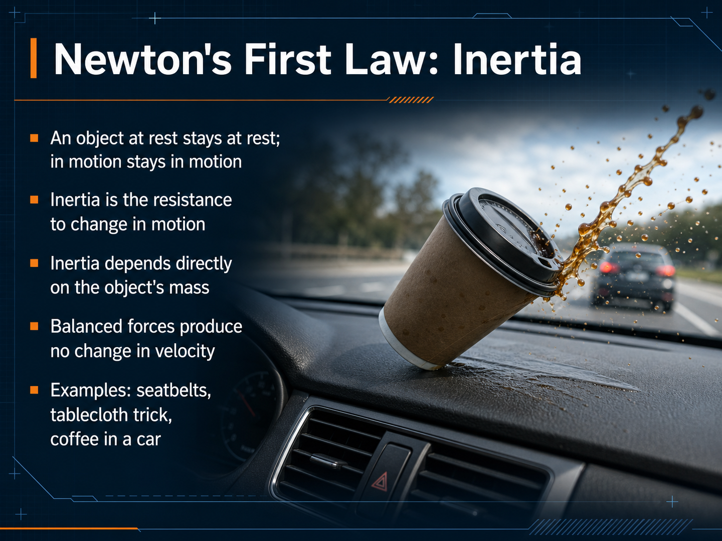Newton's First Law: Inertia