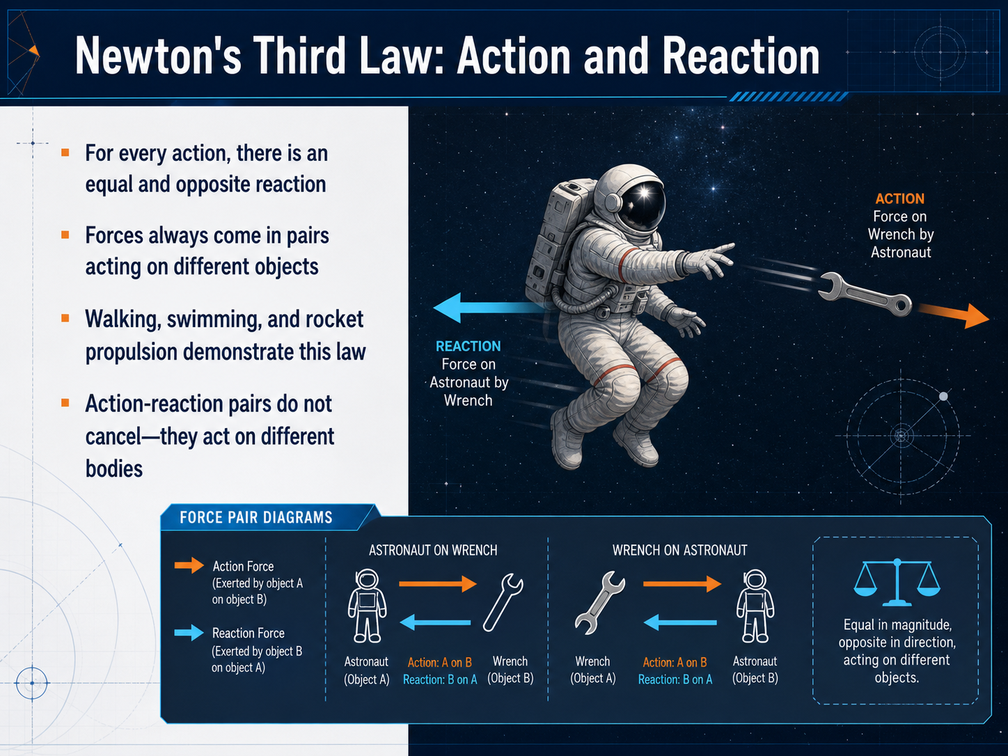 Newton's Third Law: Action and Reaction