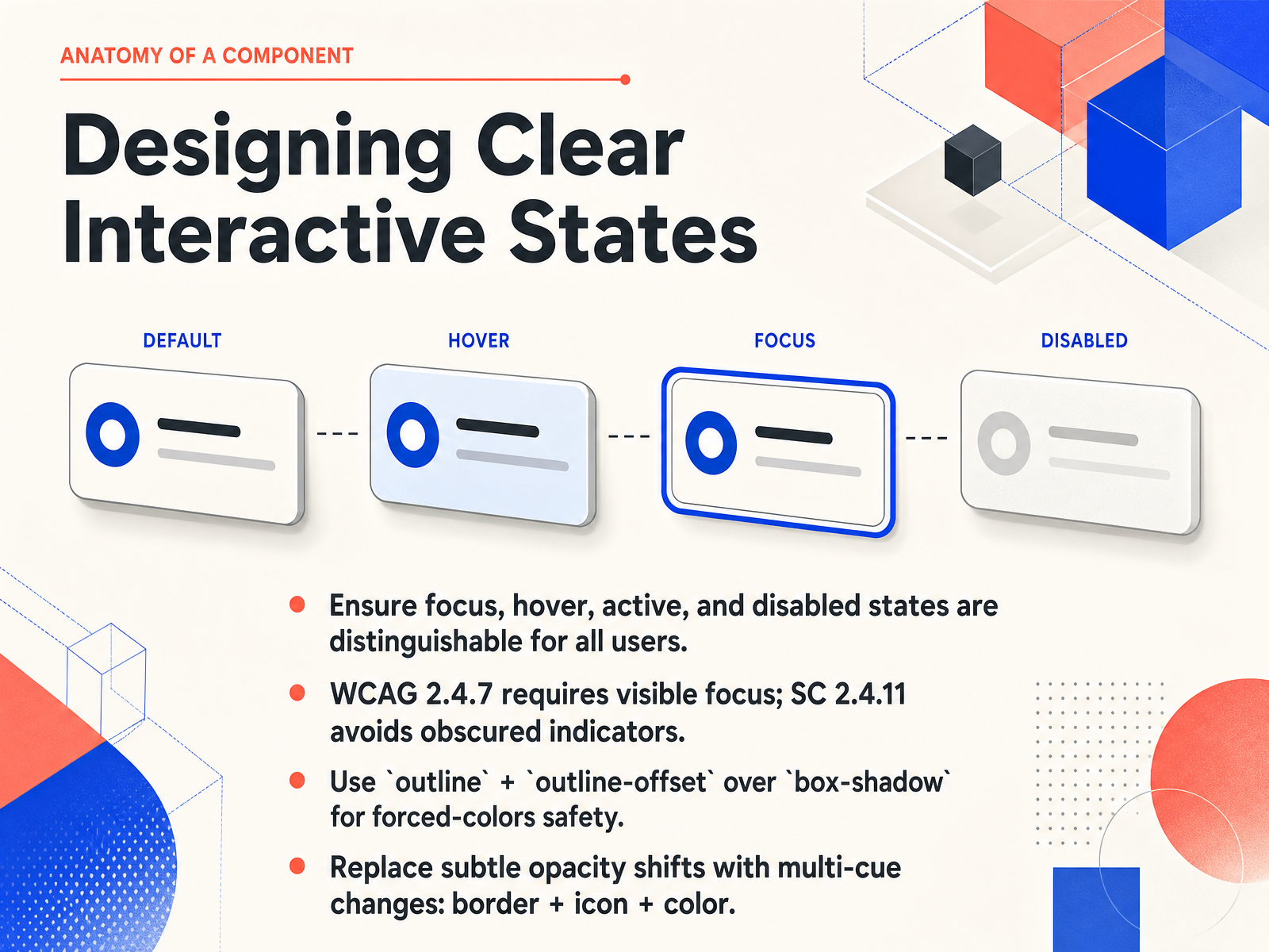 Designing Clear Interactive States
