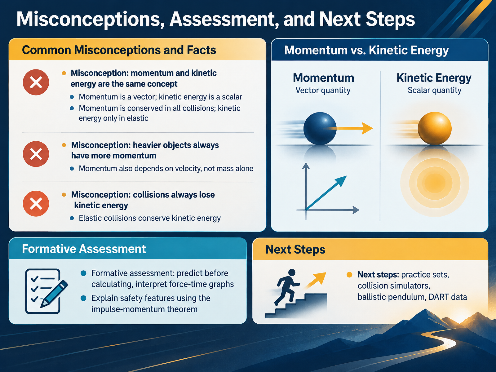 Misconceptions, Assessment, and Next Steps