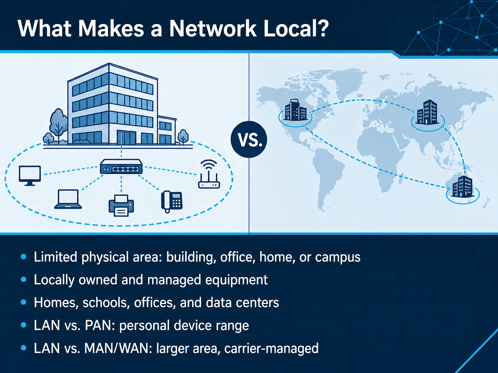 What Makes a Network Local?