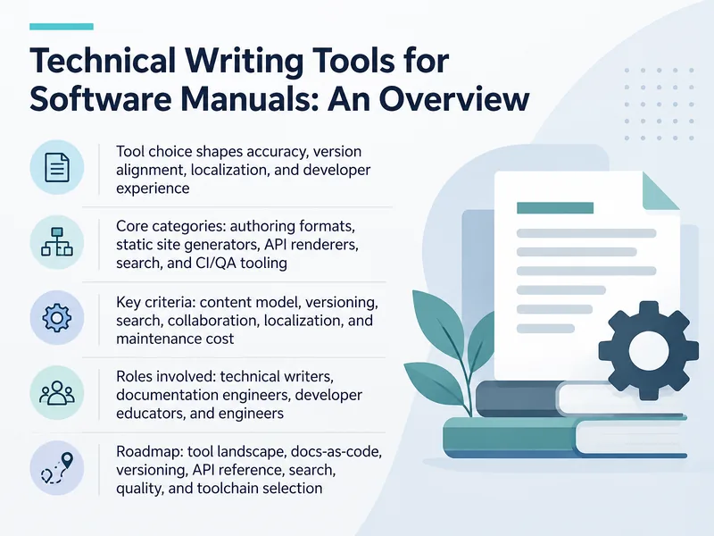 Technical Writing Tools for Software Manuals — digital-human course