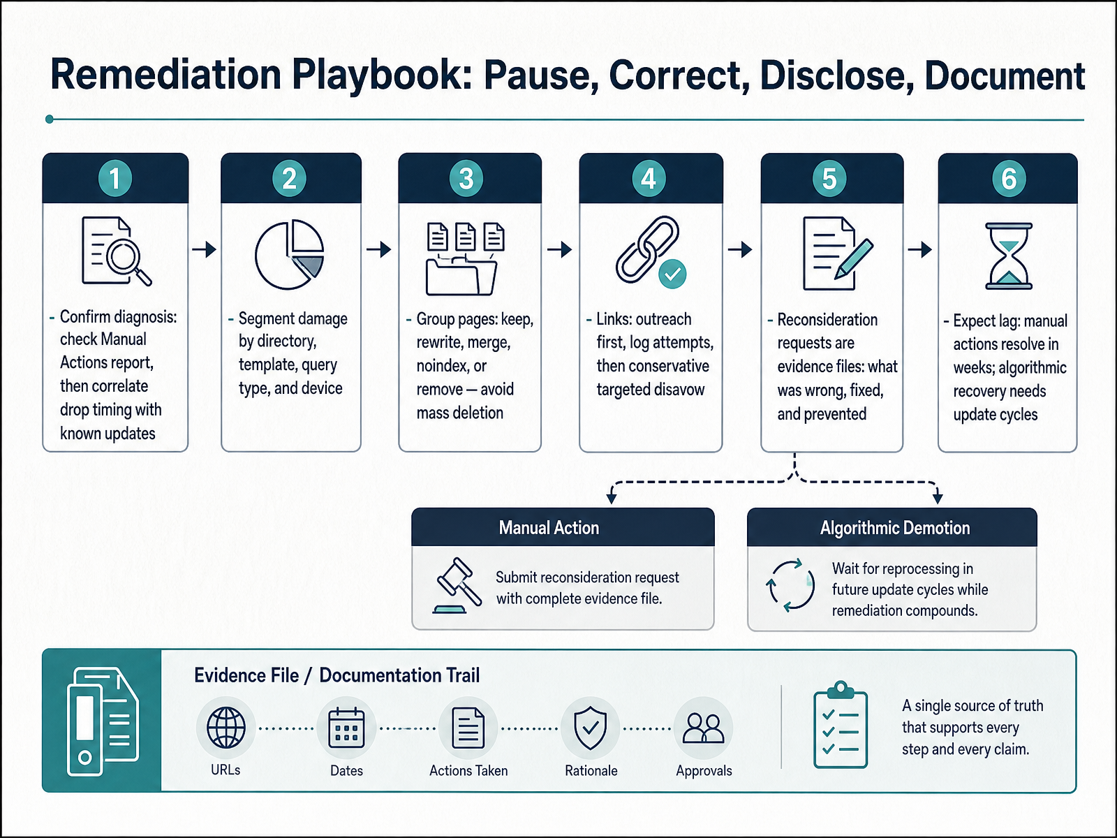 Remediation Playbook: Pause, Correct, Disclose, Document