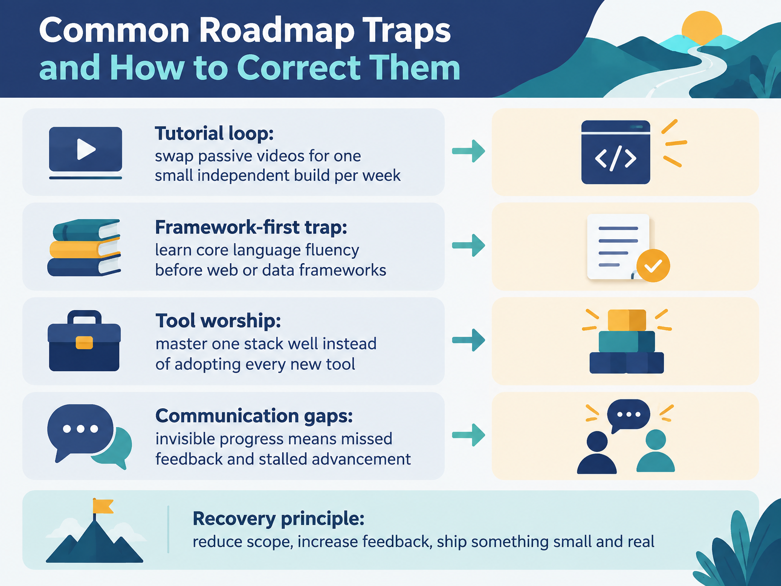Common Roadmap Traps and How to Correct Them
