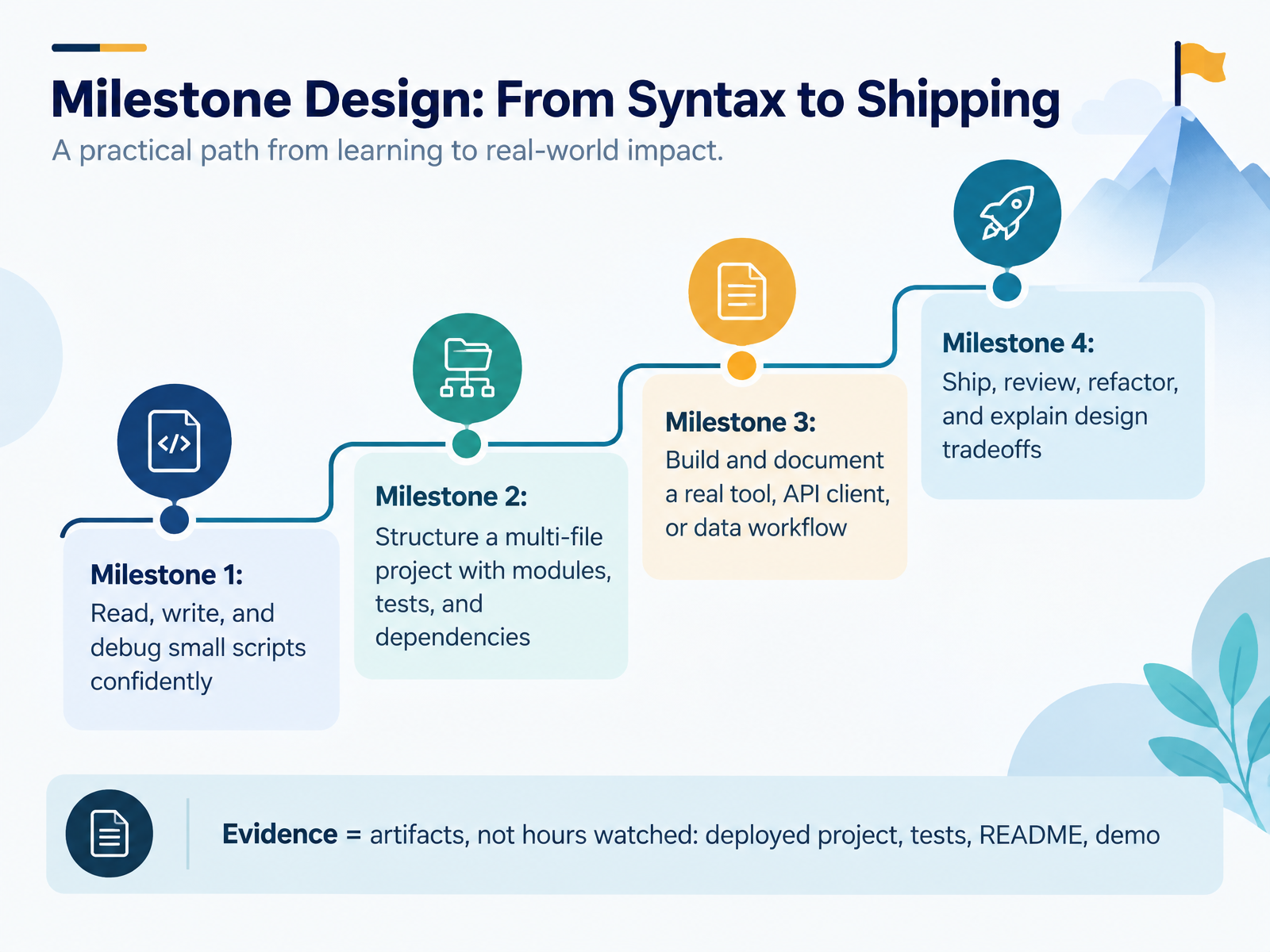 Milestone Design: From Syntax to Shipping