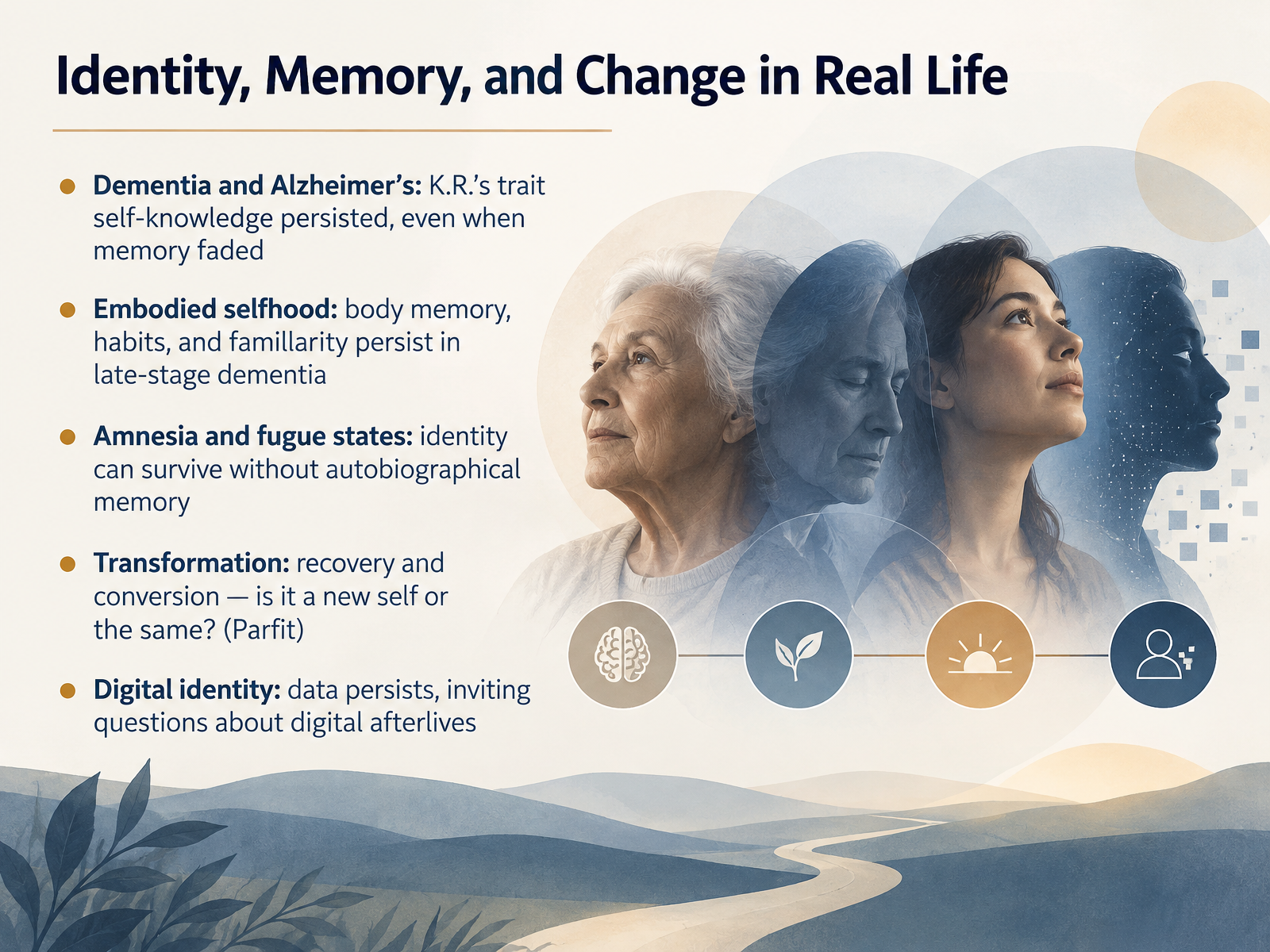 Identity, Memory, and Change in Real Life