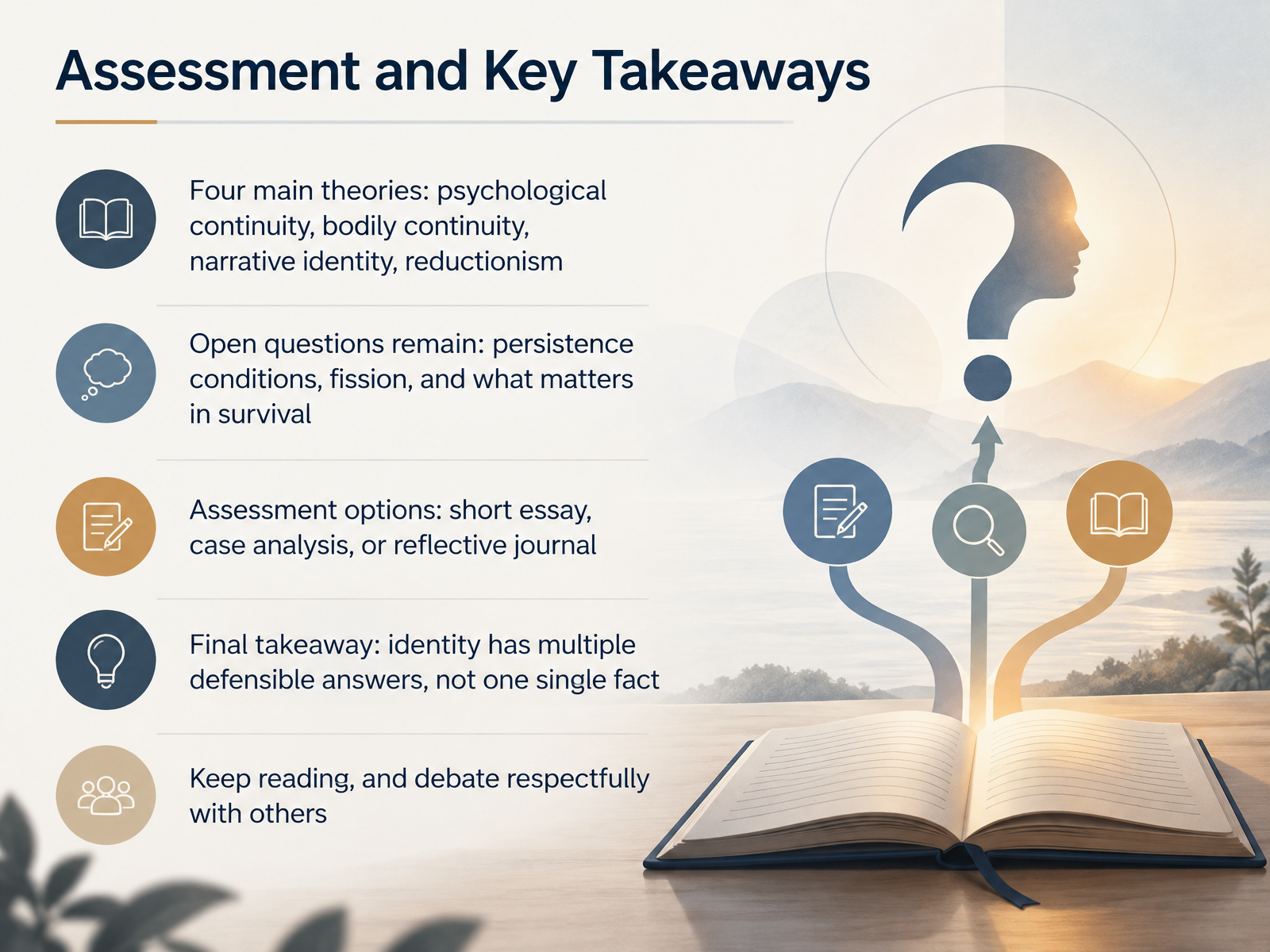 Assessment and Key Takeaways