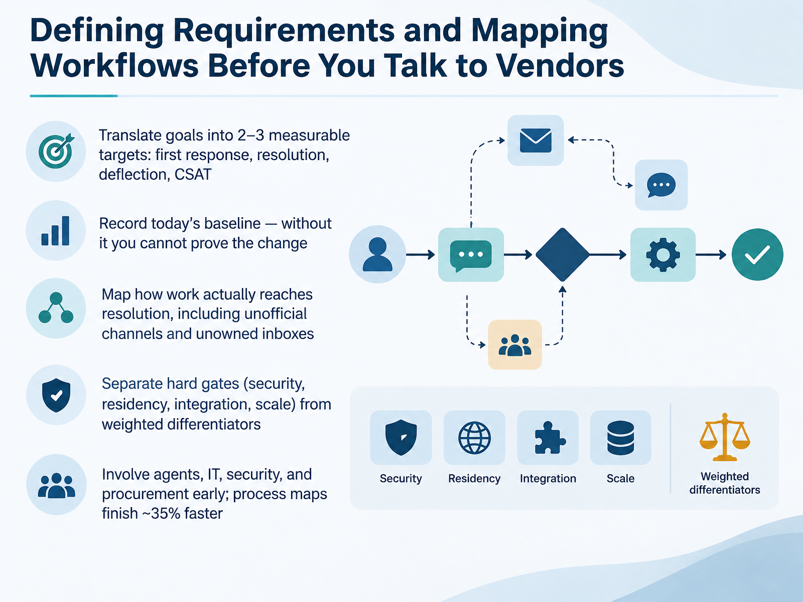 Defining Requirements and Mapping Workflows Before You Talk to Vendors
